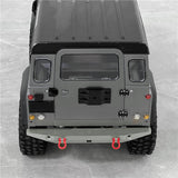Maxbell RC Front Rear Bumper Pro for MN999 MN222 SCX10 90046 90047 RC Car Model Titanium
