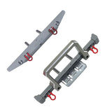 Maxbell RC Front Rear Bumper Pro for MN999 MN222 SCX10 90046 90047 RC Car Model Titanium