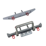 Maxbell RC Front Rear Bumper Pro for MN999 MN222 SCX10 90046 90047 RC Car Model Titanium