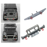 Maxbell RC Front Rear Bumper Pro for MN999 MN222 SCX10 90046 90047 RC Car Model Titanium