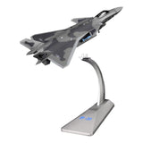 Maxbell 1/100 J20 Fighter Simulation Kids Toys Alloy Model for Bar Living Room Shelf