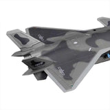 Maxbell 1/100 J20 Fighter Simulation Kids Toys Alloy Model for Bar Living Room Shelf