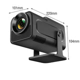 Maxbell Portable Projector EU Plug Adapter for Indoor Office Theater Bedroom