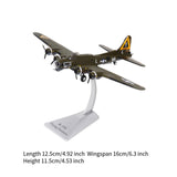 Maxbell Alloy 1:200 B17 Aircraft Diecast Model Gift for Bookshelf TV Cabinet Office