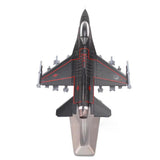 Maxbell 1/100 Alloy F16D Plane Model Airplane Model Fighter Aircraft for Bar Bedroom