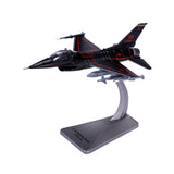 Maxbell 1/100 Alloy F16D Plane Model Airplane Model Fighter Aircraft for Bar Bedroom