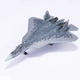 Maxbell 1:72 SU57 Aircraft Diecast Model Helicopter for Office Living Room Bookshelf A