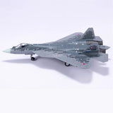 Maxbell 1:72 SU57 Aircraft Diecast Model Helicopter for Office Living Room Bookshelf A