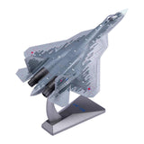 Maxbell 1:72 SU57 Aircraft Diecast Model Helicopter for Office Living Room Bookshelf A