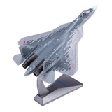 Maxbell 1:72 SU57 Aircraft Diecast Model Helicopter for Office Living Room Bookshelf A