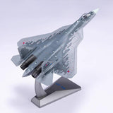 Maxbell 1:72 SU57 Aircraft Diecast Model Helicopter for Office Living Room Bookshelf A