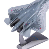 Maxbell 1:72 SU57 Aircraft Diecast Model Helicopter for Office Living Room Bookshelf A