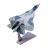 Maxbell 1:72 SU57 Aircraft Diecast Model Helicopter for Office Living Room Bookshelf B
