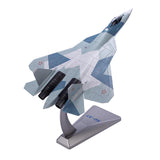 Maxbell 1:72 SU57 Aircraft Diecast Model Helicopter for Office Living Room Bookshelf B