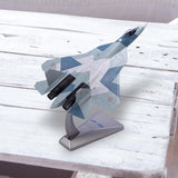 Maxbell 1:72 SU57 Aircraft Diecast Model Helicopter for Office Living Room Bookshelf B