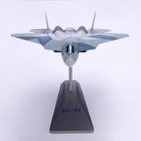 Maxbell 1:72 SU57 Aircraft Diecast Model Helicopter for Office Living Room Bookshelf B