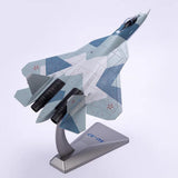 Maxbell 1:72 SU57 Aircraft Diecast Model Helicopter for Office Living Room Bookshelf B