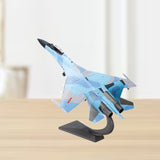 Maxbell 1/72 SU35 Airplane Diecast Model Alloy Helicopter for TV Cabinet Cafe Office