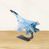Maxbell 1/72 SU35 Airplane Diecast Model Alloy Helicopter for TV Cabinet Cafe Office