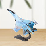 Maxbell 1/72 SU35 Airplane Diecast Model Alloy Helicopter for TV Cabinet Cafe Office