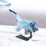 Maxbell 1/72 SU35 Airplane Diecast Model Alloy Helicopter for TV Cabinet Cafe Office