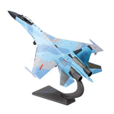 Maxbell 1/72 SU35 Airplane Diecast Model Alloy Helicopter for TV Cabinet Cafe Office