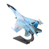 Maxbell 1/72 SU35 Airplane Diecast Model Alloy Helicopter for TV Cabinet Cafe Office