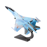 Maxbell 1/72 SU35 Airplane Diecast Model Alloy Helicopter for TV Cabinet Cafe Office