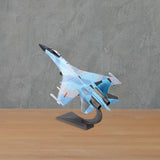 Maxbell 1/72 SU35 Airplane Diecast Model Alloy Helicopter for TV Cabinet Cafe Office