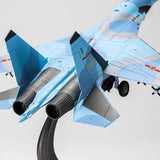 Maxbell 1/72 SU35 Airplane Diecast Model Alloy Helicopter for TV Cabinet Cafe Office