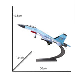 Maxbell 1/72 SU35 Airplane Diecast Model Alloy Helicopter for TV Cabinet Cafe Office