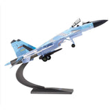 Maxbell 1/72 SU35 Airplane Diecast Model Alloy Helicopter for TV Cabinet Cafe Office