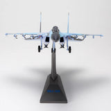 Maxbell 1/72 SU35 Airplane Diecast Model Alloy Helicopter for TV Cabinet Cafe Office