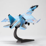 Maxbell 1/72 SU35 Airplane Diecast Model Alloy Helicopter for TV Cabinet Cafe Office