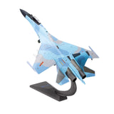 Maxbell 1/72 SU35 Airplane Diecast Model Alloy Helicopter for TV Cabinet Cafe Office