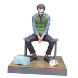 Maxbell Sitting Joker Model Statue Ornament Pretend Role Play Miniature Comics Joker