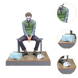 Maxbell Sitting Joker Model Statue Ornament Pretend Role Play Miniature Comics Joker