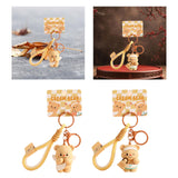 Maxbell Bear Keychain with Lanyard Purse Charm Backpack Keychain for Men Women Girls A