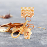 Maxbell Bear Keychain with Lanyard Purse Charm Backpack Keychain for Men Women Girls A