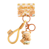 Maxbell Bear Keychain with Lanyard Purse Charm Backpack Keychain for Men Women Girls B