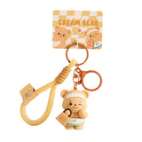Maxbell Bear Keychain with Lanyard Purse Charm Backpack Keychain for Men Women Girls B