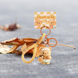 Maxbell Bear Keychain with Lanyard Purse Charm Backpack Keychain for Men Women Girls B