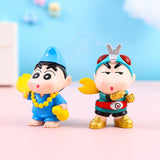 Maxbell 8Pcs Resin Mini Doll Statues Home Fireplace Gift Bedroom Miniature Figurines