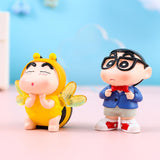 Maxbell 8Pcs Resin Mini Doll Statues Home Fireplace Gift Bedroom Miniature Figurines