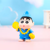 Maxbell 8Pcs Resin Mini Doll Statues Home Fireplace Gift Bedroom Miniature Figurines