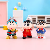 Maxbell 8Pcs Resin Mini Doll Statues Home Fireplace Gift Bedroom Miniature Figurines