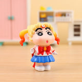 Maxbell 8Pcs Resin Mini Doll Statues Home Fireplace Gift Bedroom Miniature Figurines