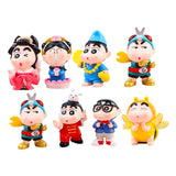 Maxbell 8Pcs Resin Mini Doll Statues Home Fireplace Gift Bedroom Miniature Figurines