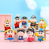 Maxbell 8Pcs Resin Mini Doll Statues Home Fireplace Gift Bedroom Miniature Figurines
