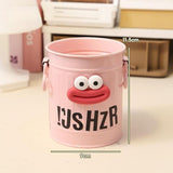 Maxbell Pen Holder Cup Stationery Organizer Makeup Brush Organizer Home Office Decor Pink